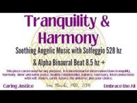 Harmony and Tranquility Soothing Angelic Music w  Solfeggio 528 hz & Alpha Binaural Beat 8 5 hz + Harmony and Tranquility Soothing Angelic Music w  Solfeggio 528 hz & Alpha Binaural Beat 8 5 hz +