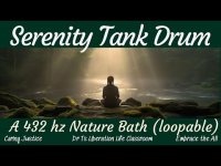 Serenity Tank Drum: A 432 hz Nature Bath (loopable)