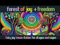 forest of joy + freedom: fairy joy 'muse-itation' ( +9 solfeggios,nature sounds) for all ages/sages