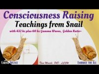 Consciousness Raising: Teachings from Snail with 432 hz plus 60 hz Gamma Waves, Golden Ratio+