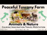 Peaceful Tuscany Farm: Animals & Nature Calming Imagination Travel Meditation