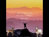 There is More than One Way to Climb a Mountain-Wilsdom Creations There is More than One Way to Climb a Mountain-Wilsdom Creations