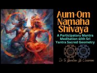 Aum Om Namaha Shivaya-A Participatory Mantra Meditation with Sri Yantra Sacred Geometry (Loopable)