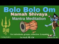 Green Bolo Bolo Om Nama Shivaya Mantra Meditation for individuals, groups, collective (loopable)