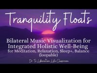 Tranquility Floats:  Bilateral Music Visualization for Integrated Holistic Well-Being Meditation+ Tranquility Floats:  Bilateral Music Visualization for Integrated Holistic Well-Being Meditation+