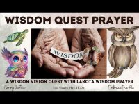 Wisdom Quest Prayer (Lakota Tribe) with music includes Earth 7.83 frequency  (loopable)