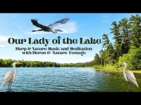 Our Lady of the Lake with Harp and Natural Nature Footage Our Lady of the Lake with Harp and Natural Nature Footage