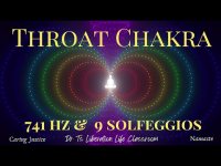 Throat Chakra Energy Field Meditation with 741 hz and 9 Solfeggio Frequencies (loopable)