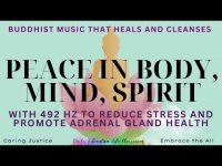 Peace in Body, Mind, Spirit: Cleansing Buddhist Music (w/492 hz for adrenal gland-stress relief)