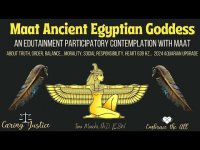 Maat Ancient Egyptian Goddess An Edutainment Participatory Contemplation with Maat, the Egyptian God Maat Ancient Egyptian Goddess An Edutainment Participatory Contemplation with Maat, the Egyptian God
