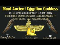 Maat Ancient Egyptian Goddess: Edutainment Participatory Contemplation with Maat, Egyptian Goddess Maat Ancient Egyptian Goddess: Edutainment Participatory Contemplation with Maat, Egyptian Goddess