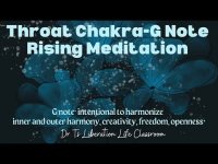 Throat Chakra (G Note) Meditation (harmonize inner & outer harmony creativity, freedom, openness)