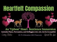 Heartfelt Compassion: Upbeat' Heart Sentience Immersion Piano & Percussion, 369, 639, 963 hz (Loop)